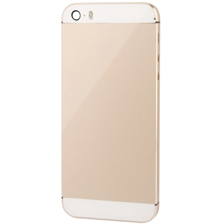 Full Housing Alloy  Back Cover with Mute Button + Power Button + Volume Button + Nano SIM Card Tray for iPhone 5S