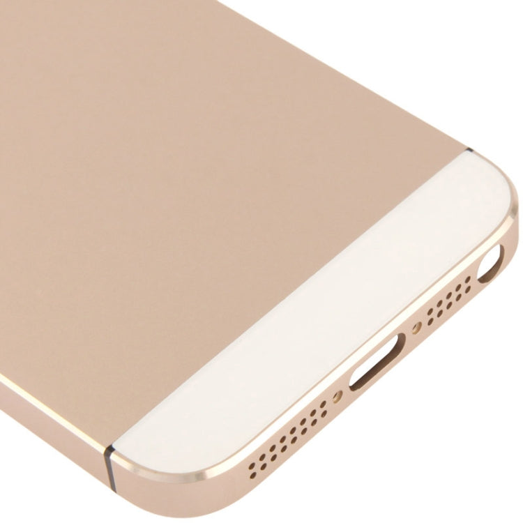 Full Housing Alloy  Back Cover with Mute Button + Power Button + Volume Button + Nano SIM Card Tray for iPhone 5S My Store