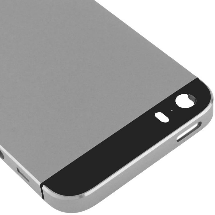 Full Housing Alloy  Back Cover with Mute Button + Power Button + Volume Button + Nano SIM Card Tray for iPhone 5S