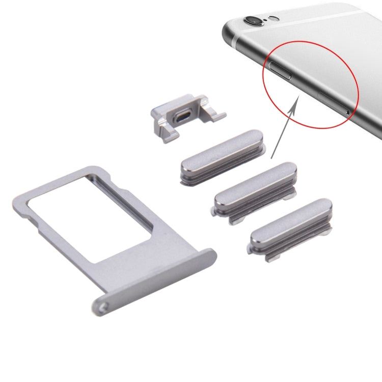 Card Tray Upper Key for iPhone 6s (Silver)