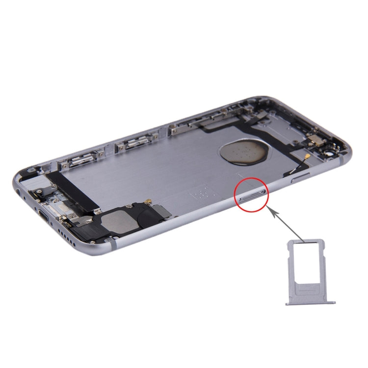 Battery Back Cover Assembly with Card Tray for iPhone 6s My Store