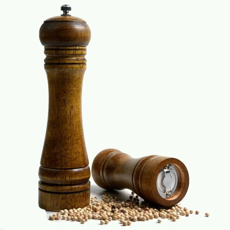 Length Classical Wooden Pepper Spice Salt Mill Grinder Muller - Reluova