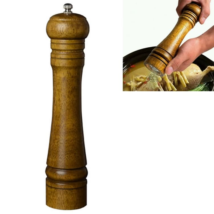 Length Classical Wooden Pepper Spice Salt Mill Grinder Muller - Reluova