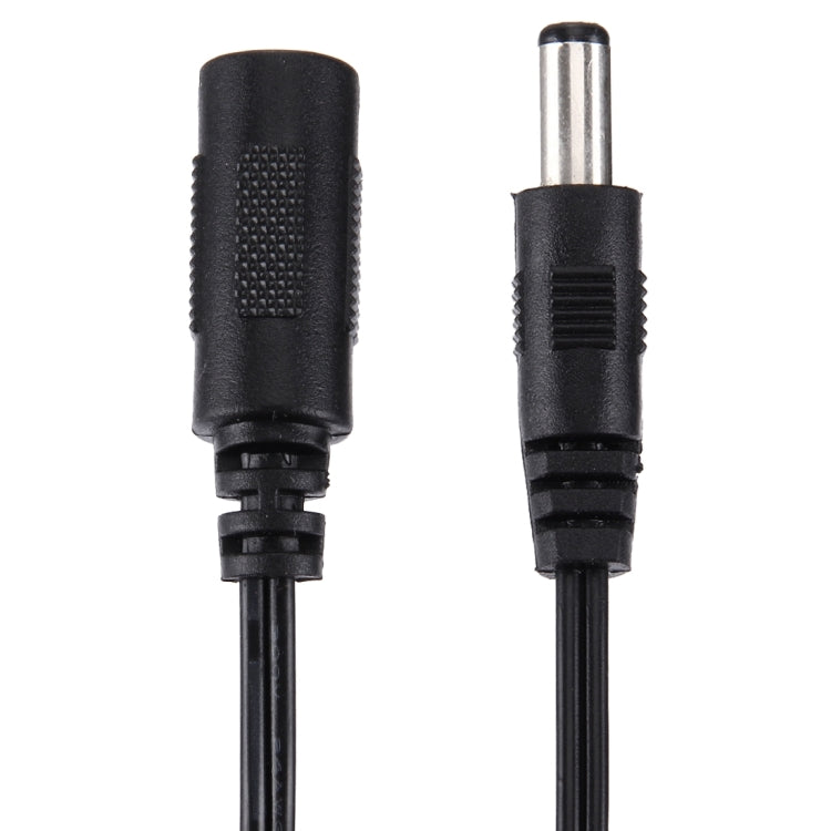 5.5 x 2.1mm DC Female to 5.5 x 2.5mm DC Male Power Connector Cable for Laptop Adapter, Length: 15cm