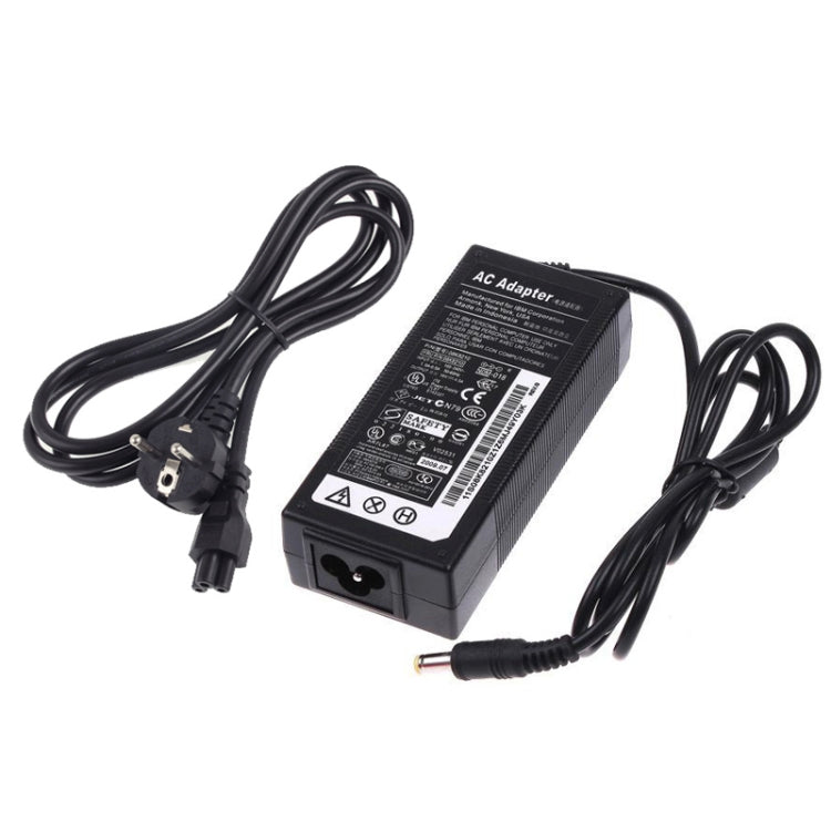 EU Plug AC Adapter 19V 4.74A 90W for Lenovo Notebook, Output Tips: 5.5 x 2.5mm