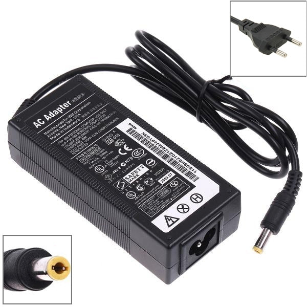 AC Adapter 19V 3.42A 65W for Lenovo Notebook, Output Tips: 5.5 x 2.5mm