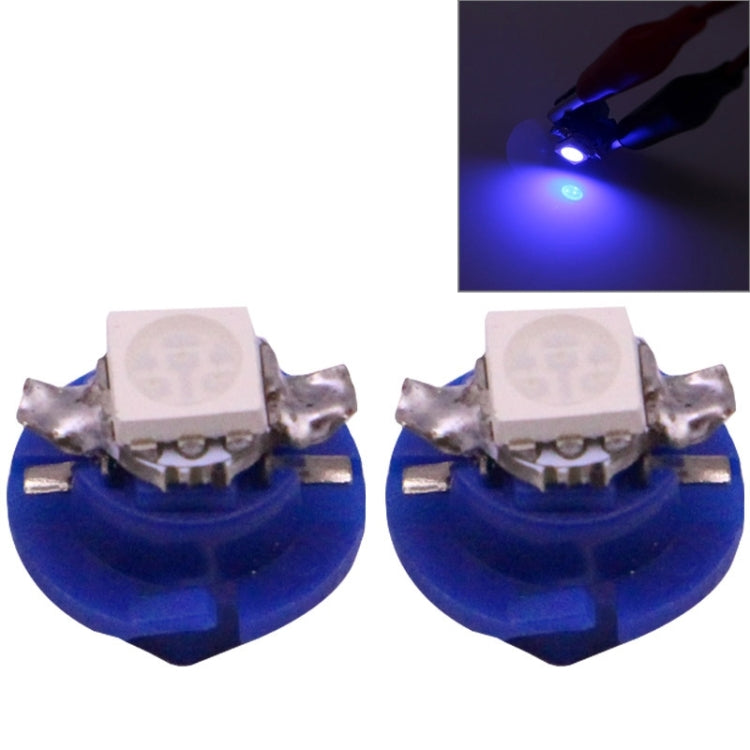 2 PCS B8.4 0.2W 12LM 1 LED SMD 5050 LED Instrument Light Bulb Dashboard Light for Vehicles, DC 12V