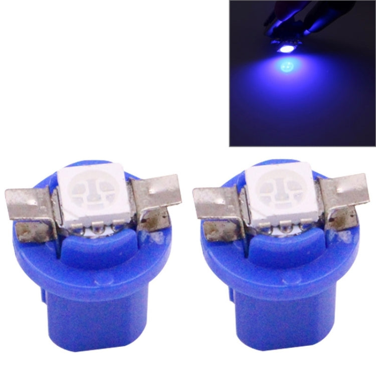 2 PCS B8.5 0.2W 12LM 1 LED SMD 5050 LED Instrument Light Bulb Dashboard Light for Vehicles, DC 12V-Reluova