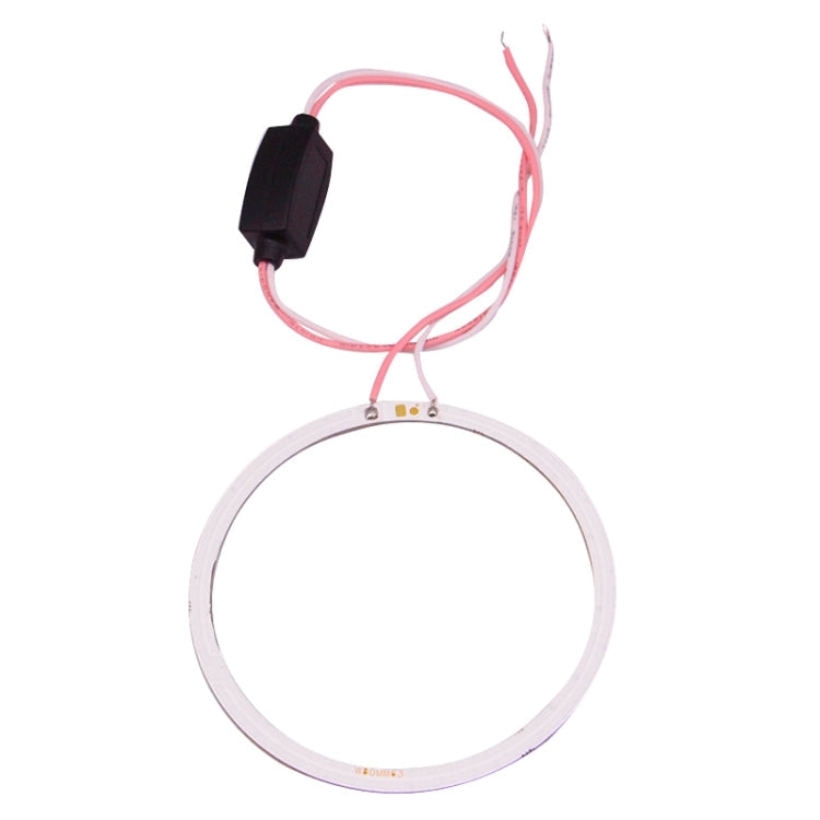 100mm 5W 180LM Angel Eyes Circles Car Headlight White Light COB LED Lights for Vehicles, DC 12-24V