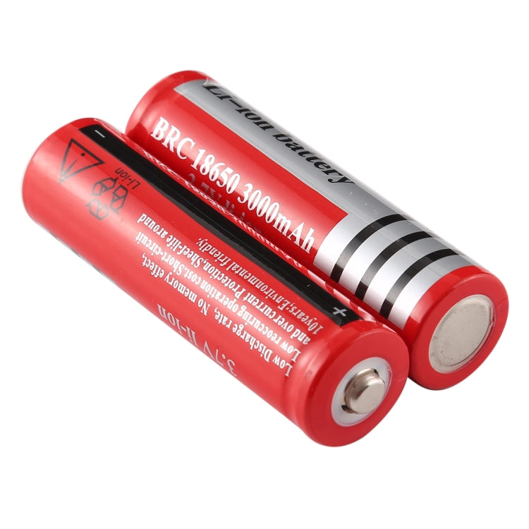 2 PCS UltraFire 18650 3000mAh 3.7V Long Lasting Rechargeable Lithium ion Battery