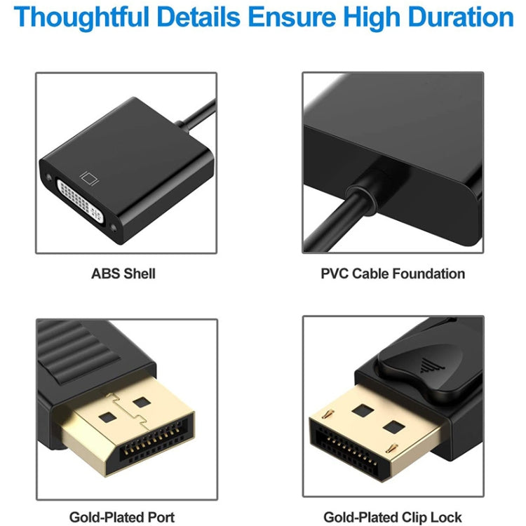 DisplayPort Male to DVI 24+5 Female Adapter, Cable Length: 12cm My Store