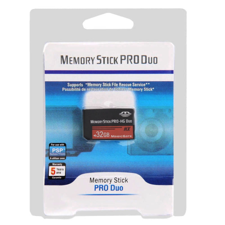 32GB Memory Stick Pro Duo HX Memory Card - 30MB / Second High Speed, for Use with PlayStation Portable (100% Real Capacity)