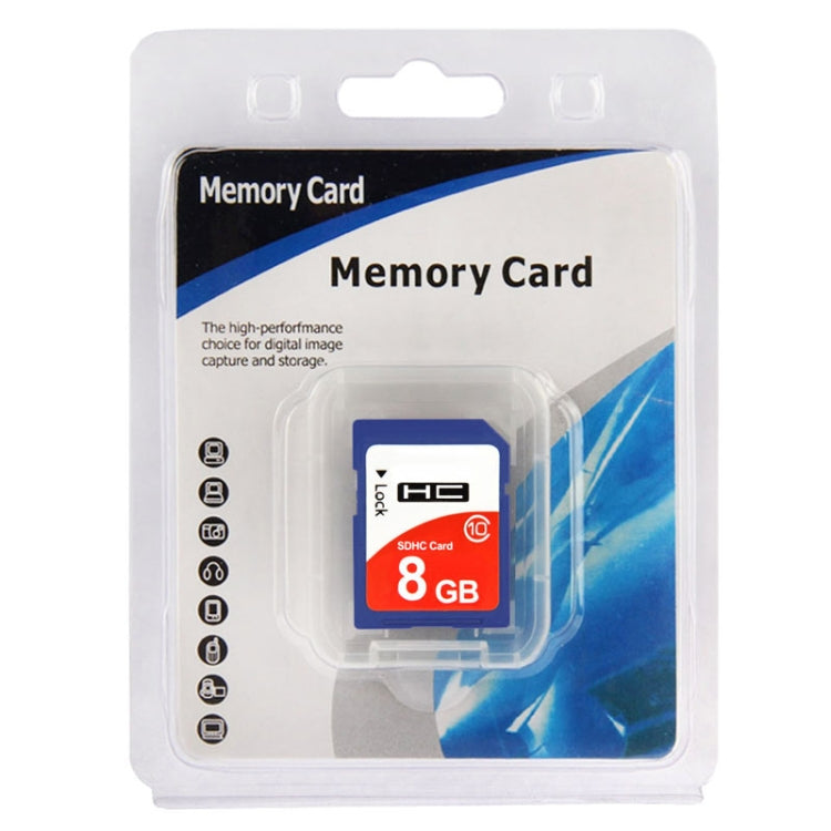 8GB High Speed Class 10 SDHC Camera Memory Card (100% Real Capacity)