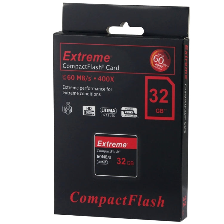 32GB Extreme Compact Flash Card, 400X Read  Speed, up to 60 MB/S (100% Real Capacity)-Reluova