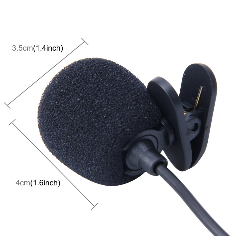 Car Audio Microphone 3.5mm Jack Plug Mic Stereo Mini Wired External Clip Microphone Player for Auto DVD Radio, Cable Length: 2.1m