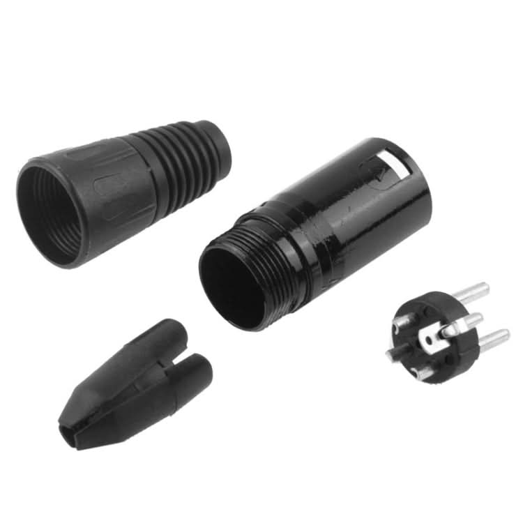 3 Pin XLR Male Plug Microphone Connector Adapter My Store