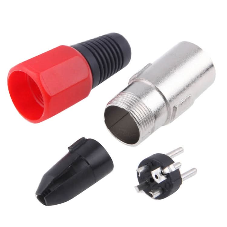 3 Pin XLR Male Plug Microphone Connector Adapter My Store