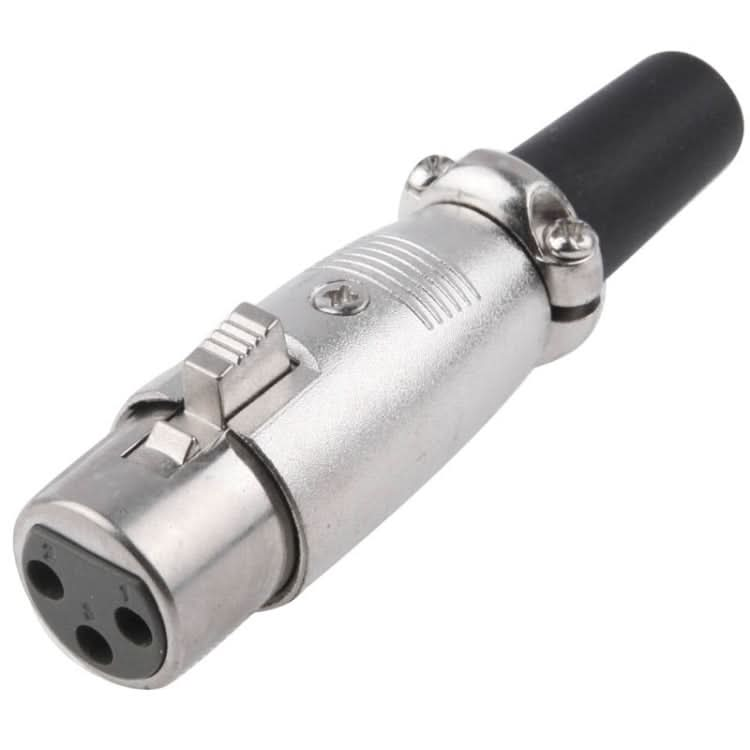 3 Pin XLR Female Plug Microphone Connector Adapter My Store