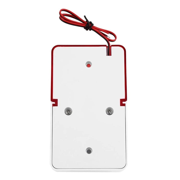 Mini Wired Red Strobe Siren for Burglar Security Alarm Reluova