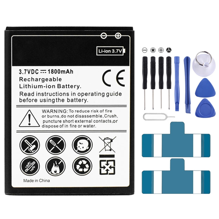 For Galaxy S2 / i9100 1800mAh Rechargeable Li-ion Battery My Store