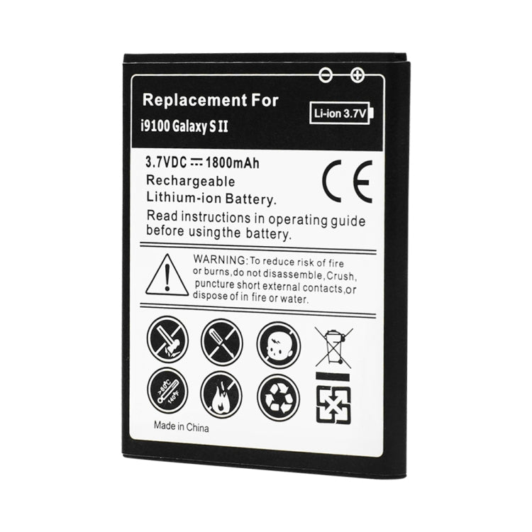 For Galaxy S2 / i9100 1800mAh Rechargeable Li-ion Battery My Store