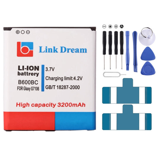 Link Dream High Quality 3200mAh Replacement Battery for Galaxy Grand 2 / G7106 (B600BC) My Store