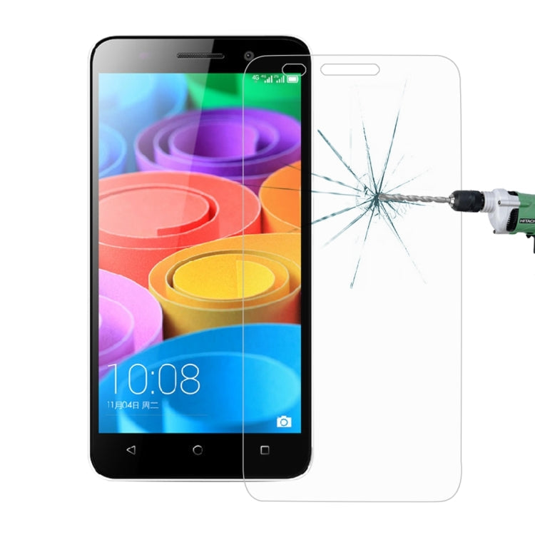 100 PCS for  Huawei Honor 4X 0.26mm 9H Surface Hardness 2.5D Explosion-proof Tempered Glass Screen Film