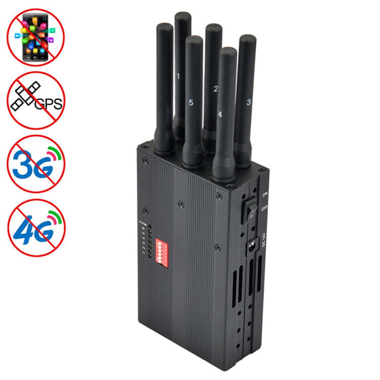 GSM / CDMA / DCS / PCS / 3G / 4G / GPS Mobile Phone Signal  Breaker / Jammer / Isolator, Coverage: 20meters (JAX-121A-6B)