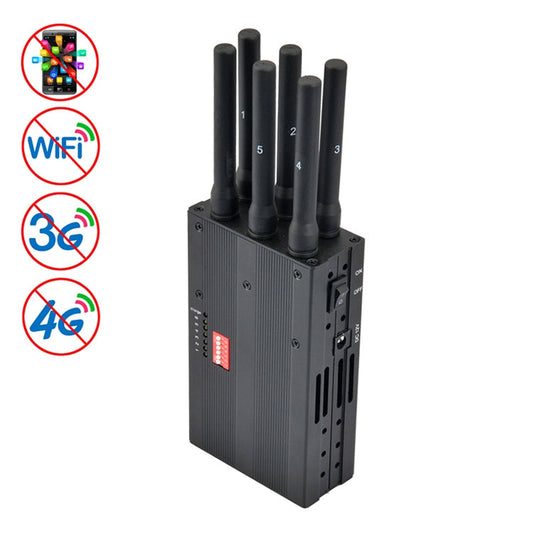 GSM / CDMA / DCS / PCS / 3G / 4G / Wifi Mobile Phone Signal  Breaker / Jammer / Isolator, Coverage: 20meters (JAX-121A-6D)