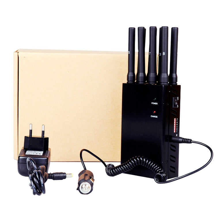 JAX-121A-8 GSM / DCS / WiFi / 3G / 4G / GPS / LOJACK Mobile Phone Signal Isolator, Coverage: 20 meters