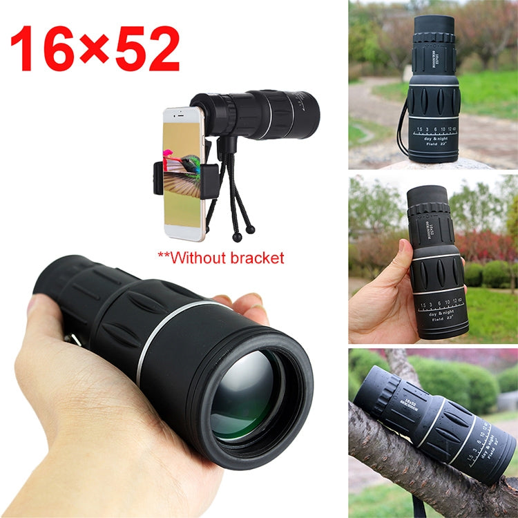 MaiFeng 16 x 52 Monocular Telescope Dual Focus Green Film Hunting Low Light Level Night Vision Binoculars Reluova