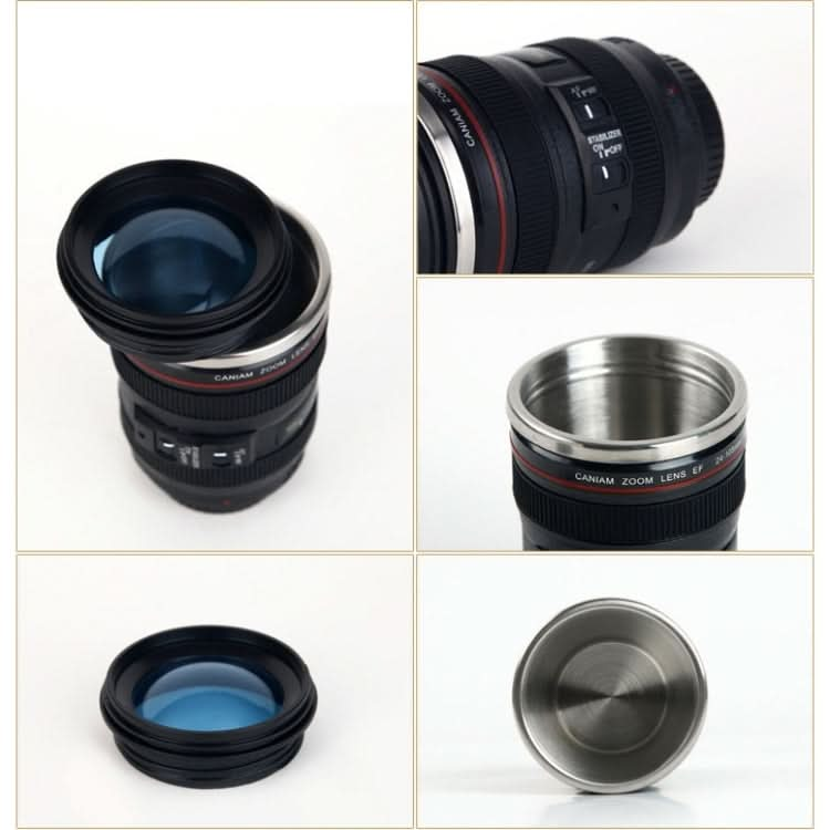 400ML Camera Lens Cup Mug Caniam EF 24-105mm F4 Filter Cup for Coffee Milk Water as Gift-Reluova