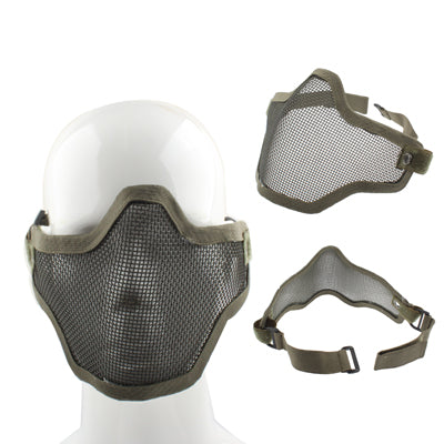 Half Face Net Mesh Style Protection Mask with Elastic Strap Reluova