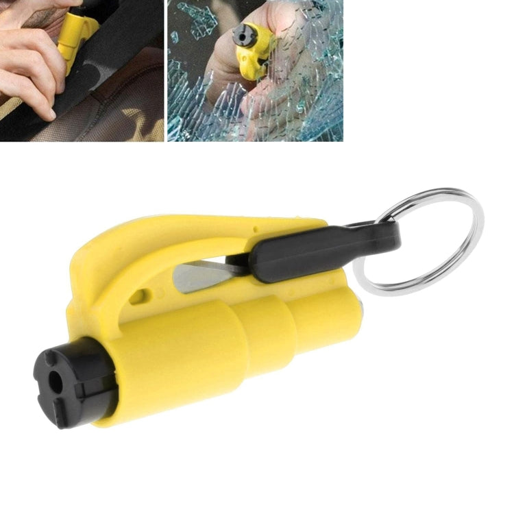 3 in 1 Car Emergency Hammer / Key Chain / Knife Broken Glass Portable Tool