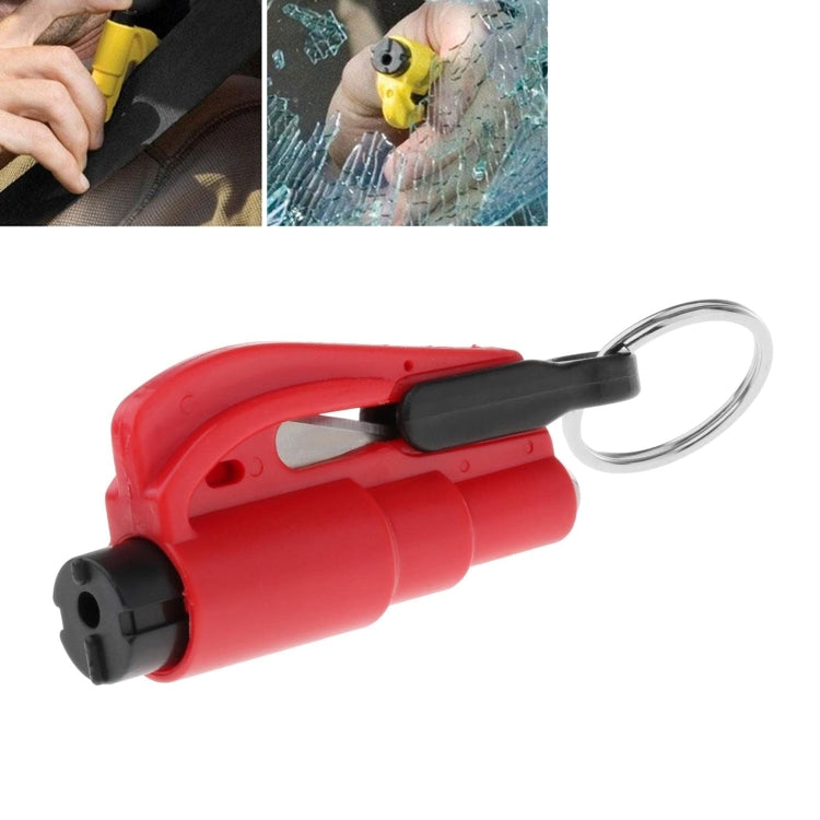 3 in 1 Car Emergency Hammer / Key Chain / Knife Broken Glass Portable Tool