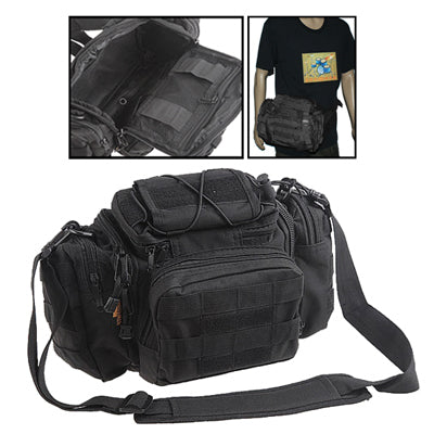 Multi-functional Nylon Fabrics Outdoor Military Camera Bag / Waist Bag