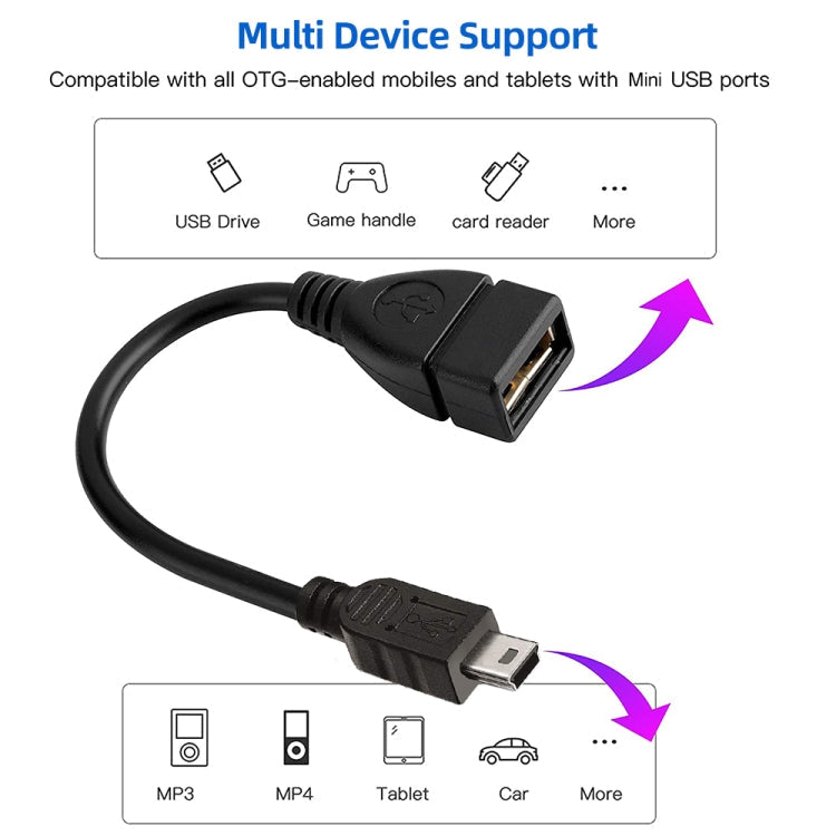 Mini 5-pin USB to USB 2.0 AF OTG Adapter Cable My Store