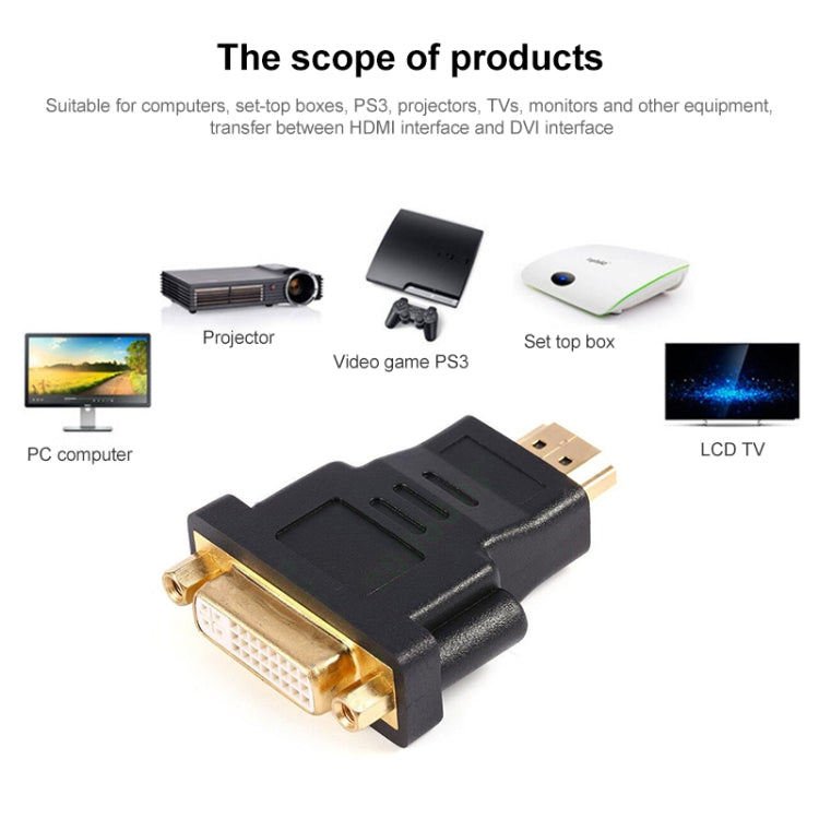 Gold Plated HDMI 19 Pin Male to DVI Female Adapter My Store