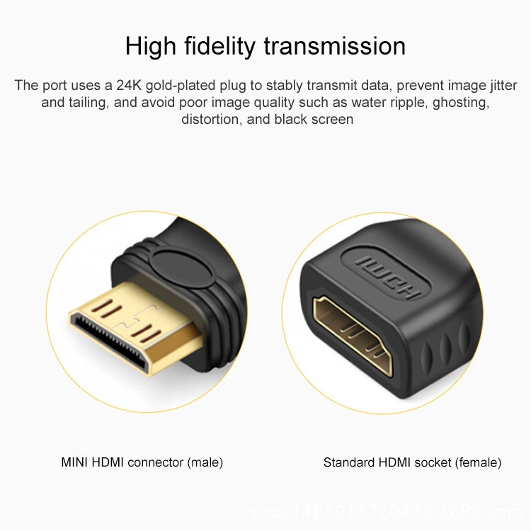 Gold Plated Mini HDMI Male to HDMI 19 Pin Female Adapter My Store