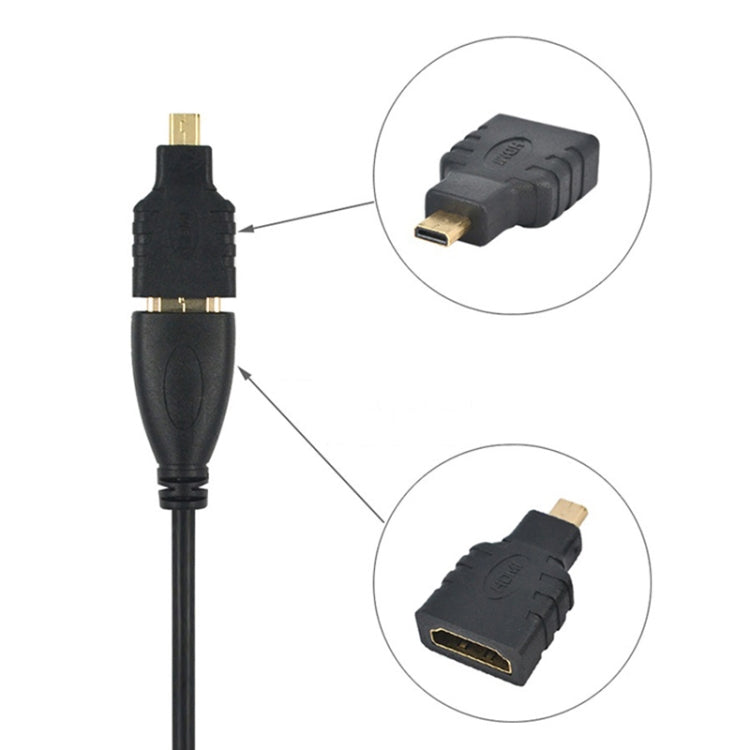 Micro HDMI Male to HDMI Female Adapter (Gold Plated) My Store