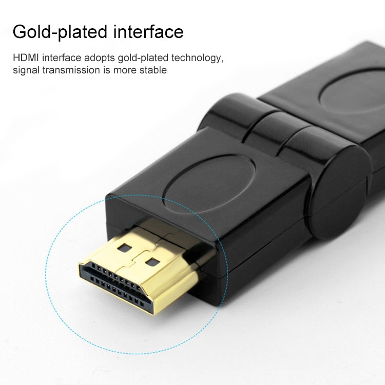 HDMI 19 Pin Male to HDMI 19Pin Female SWIVEL (180 Degree) Adaptor (Gold Plated) My Store