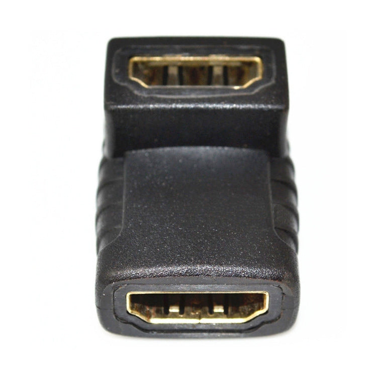 HDMI Angle Coupler (Female to Female) - 90 Degree (Gold Plated) My Store