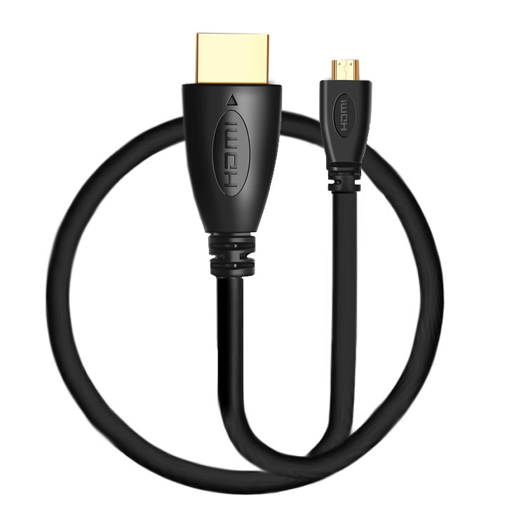 1m Gold Plated 3D 1080P Micro HDMI Male to HDMI Male cable for Mobile Phone, Cameras, GoPro-Reluova