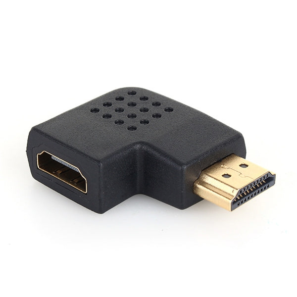 Gold Plated HDMI 19 Pin Male to HDMI 19 Pin Female Adaptor with 90 Degree Angle My Store