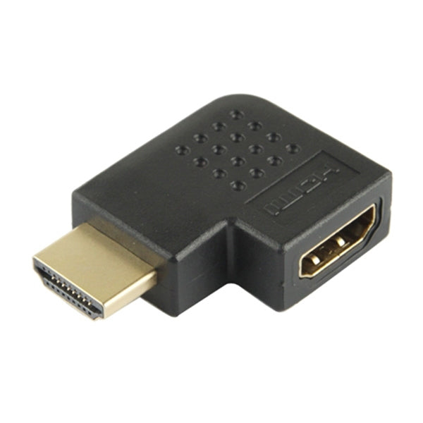 Gold Plated HDMI 19 Pin Male to HDMI 19 Pin Female Adaptor with 90 Degree Angle My Store