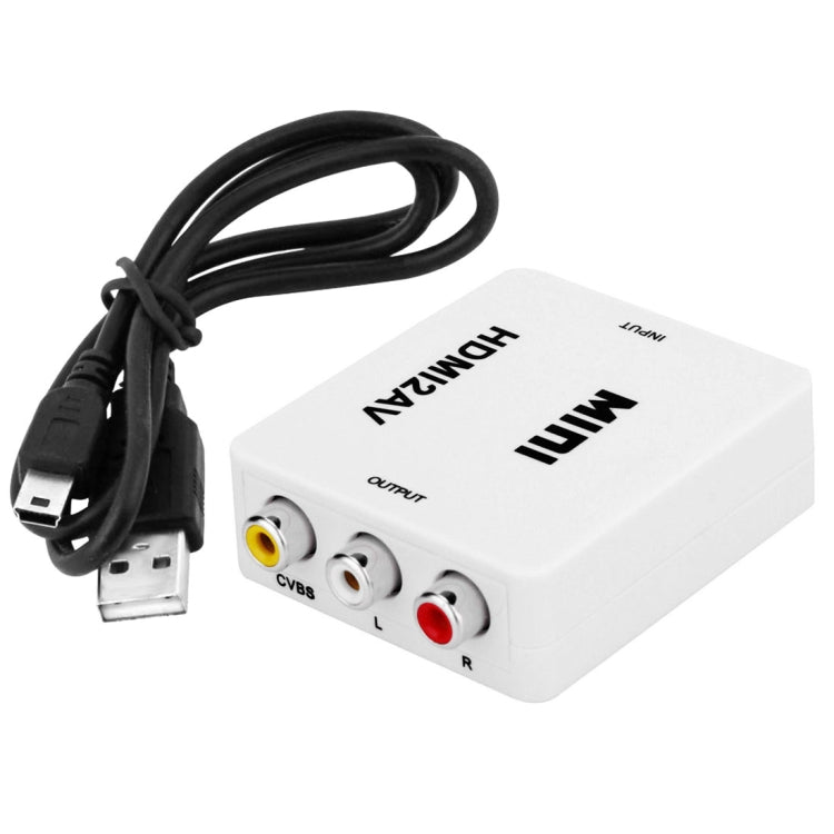 VK-126 MINI HDMI to CVBS/L+R Audio Converter Adapter (Scaler) My Store