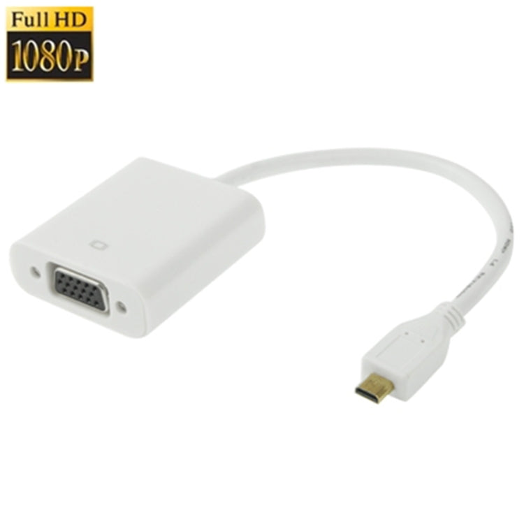 22cm Micro HDMI Male to VGA Female Video Adapter Cable, Support Full HD 1080P My Store