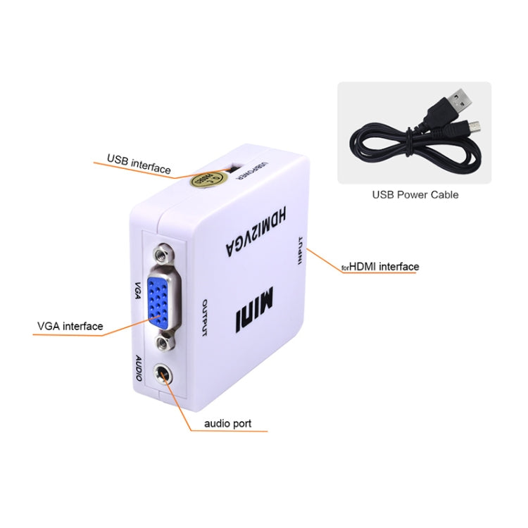 Mini HDMI to VGA Audio Converter My Store