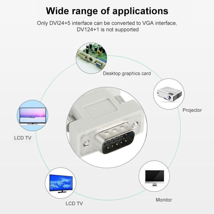 DVI-I 24 + 5 Pin Female to VGA 15 Pin Male Converter Adapter My Store