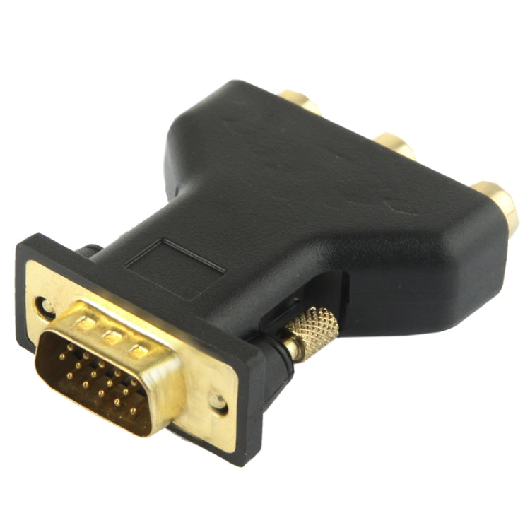 VGA 15 Pin Male to 3 RCA Component Female Adapter My Store